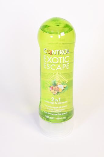 Gel de massage effet chaleur 2 en 1 Exotic Escape