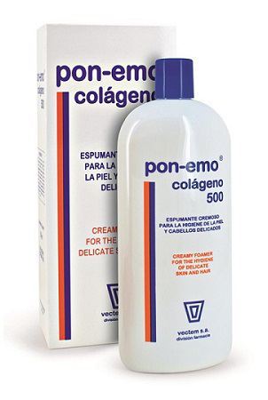 Gel-shampoing au collagène Pon-emo pour cheveux secs 500 ml