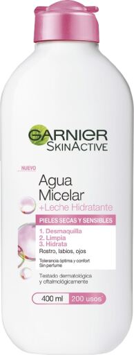 Eau Micellaire Skin Active + Lait Hydratant 400 ml