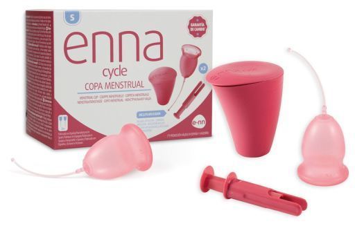 Coupe menstruelle taille S 2 coupes + applicateur + stérilisateur