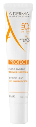 Fluide Solaire Invisible Protect SPF 50+ 40 ml