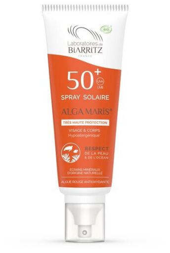 Spray solaire visage et corps SPF 50+ 100 ml