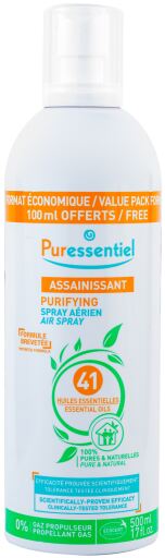 Spray purifiant d&#39;air aux 41 huiles essentielles 500 ml