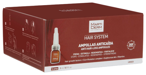 Ampoules anti-chute Hair System 14 unités