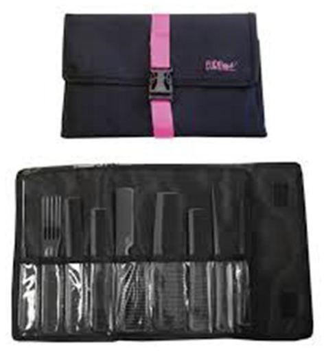 Ensemble 9 peignes professionnels noirs
