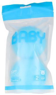 Bébé Éponge Douce Bain Hypoallergénique 2 pcs
