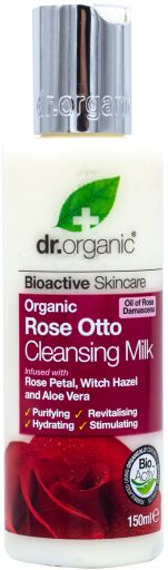 Dr. Organic Lait Nettoyant Rose Otto 150 ml