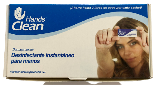 Désinfectant instantané pour les mains 1 ml