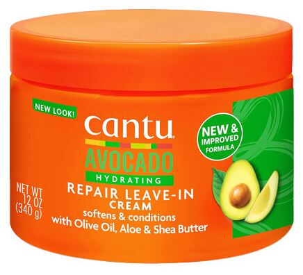 Cantu Apr&egrave;s-shampoing r&eacute;parateur hydratant sans rin&ccedil;age &agrave; l'avocat 340 gr