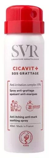 Cicavit+ SOS Grattage Spray Apaisant Anti-D&eacute;mangeaisons 40 ml