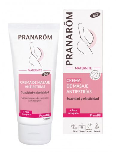 PranaBB Crème de massage bio anti-vergetures 100 ml