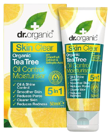 Dr. Organic Skin Clear cr&egrave;me avec contr&ocirc;le de l'huile 50 ml