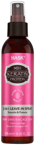 Hask Prot&eacute;ine de k&eacute;ratine 5 en 1 spray sans rin&ccedil;age 175 ml