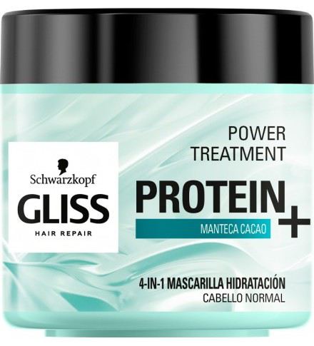 Gliss Protein+ Masque au Beurre de Cacao 400 ml