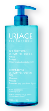 Gel nettoyant moussant liquide dermatologique surgras