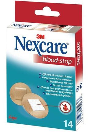 3M Pansements anti-h&eacute;morragies Nexcare, 14 unit&eacute;s