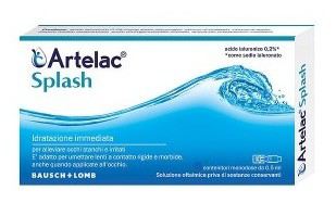 Gouttes oculaires Artelac Splash pour les yeux secs 30 x 0,5 ml