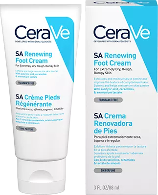 Crème régénérante pour les pieds à l&#39;acide salicylique 88 ml