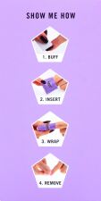 Sachets Soak em off Dissolvant pour faux ongles 100 unités
