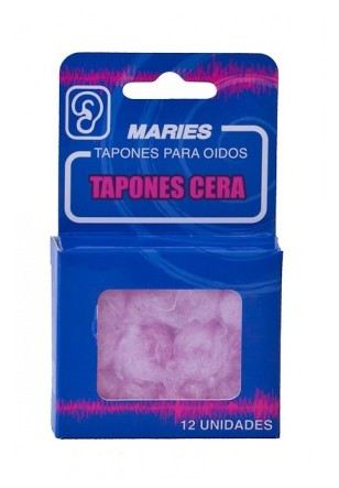 Bouchons d&#39;oreilles en cire 12 unités