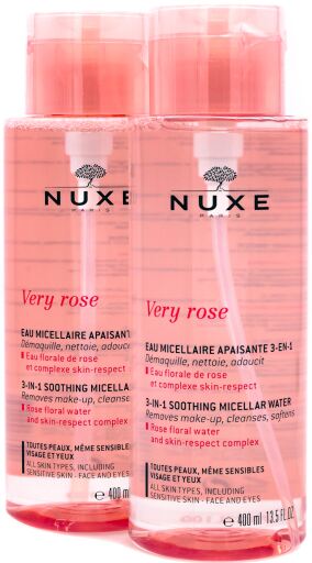 Eau Micellaire Apaisante Very Rose Lot de 2 x 400 ml