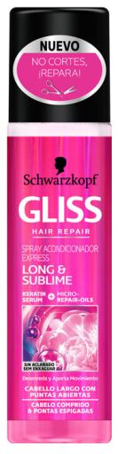 Gliss Après-Shampooing Express Long &amp; Sublime 200 ml