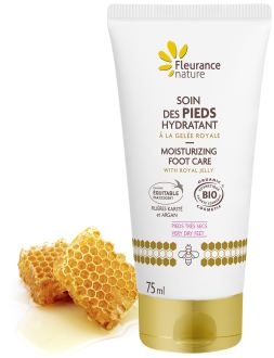 Fleurance Nature Cr&egrave;me pour les pieds hydratante &agrave; la gel&eacute;e royale bio