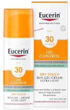 Gel-crème anti-sébum au toucher sec, protection solaire, 50 ml