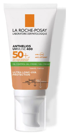 La Roche Posay Anthelios Gel Teint&eacute; Anti-Brillance Toucher Sec SPF 50+ 50 ml