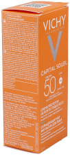 Capital Soleil Fluide Visage Matifiant Toucher Sec 50 ml
