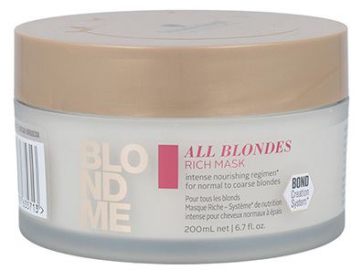 Blondme Masque Enrichi pour Cheveux Blonds 200 ml
