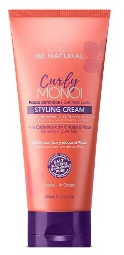 Be Natural Cr&egrave;me Boucles D&eacute;finies au Mono&iuml; Boucl&eacute; 200 ml