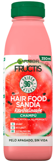 Fructis Hair Food Shampooing Revitalisant Pastèque 350 ml