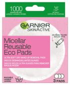 Tampons démaquillants réutilisables en microfibre 3 unités