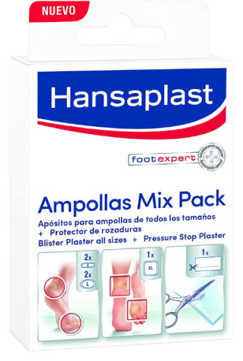 Paquet de 6 pansements pour ampoules et irritations