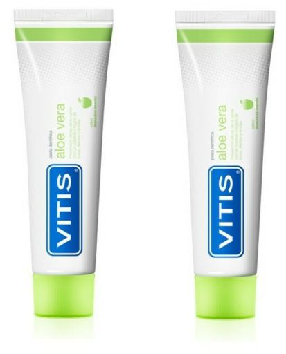 Gel dentifrice à l&#39;aloe vera et à la pomme 2x150 ml