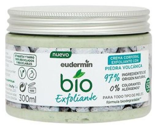 Eudermin Cr&egrave;me Corporelle Gommante aux Pierres Volcaniques Bio 300 ml