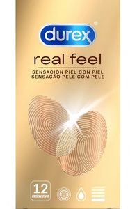 Durex Pr&eacute;servatif Real Feel 12 unit&eacute;s