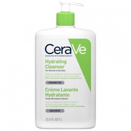Cerave Nettoyant hydratant pour peaux normales &agrave; s&egrave;ches