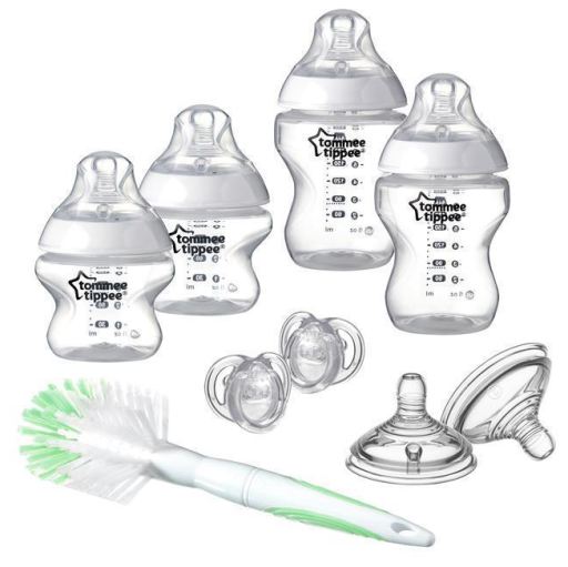 Kit de démarrage pour biberons blancs Closer to Nature, 6 pièces