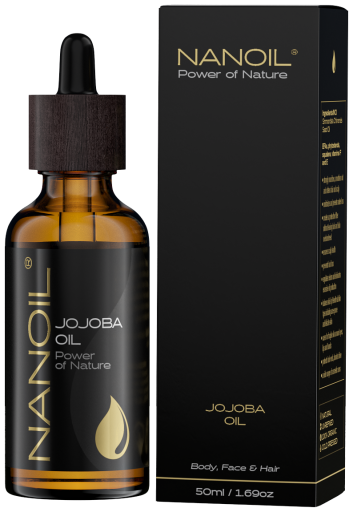 Nanoil Huile de Jojoba Corps, Visage et Cheveux 50 ml