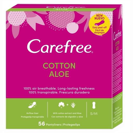 Carefree Protect-Slip Aloe 56 Unit&eacute;s