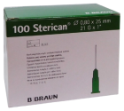 Aiguilles Sterican vertes 25x8 mm 1 100 unités