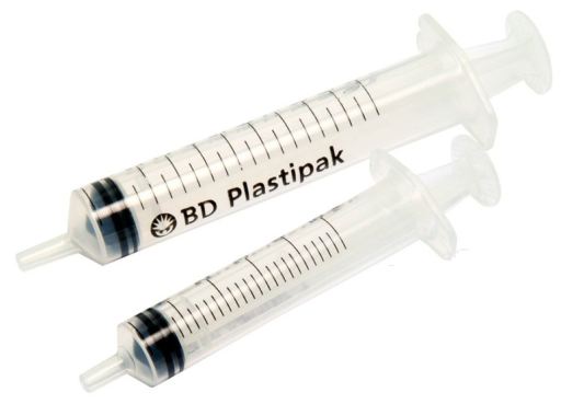 Seringue Luer Plastipack 2 ml en trois parties, 100 unités