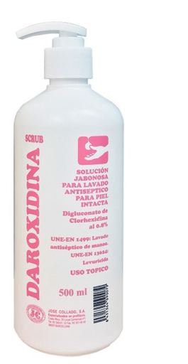 Solution de savon Daroxidina Scrub Chlorhex 500 cc