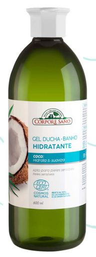 Corpore Sano Gel de bain hydratant &agrave; la noix de coco 600 ml