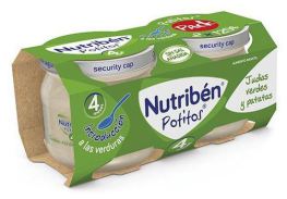 Bipack de petits pots pour bébé aux haricots verts et pommes de terre 2x120 gr