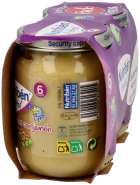 Bipack D&icirc;ner pour b&eacute;b&eacute; aux petits pois et au jambon 2x190 gr
