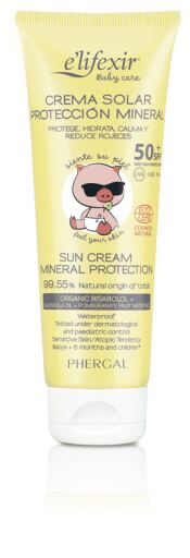 Cr&egrave;me solaire min&eacute;rale E'lifexir Baby Care SPF50 100 ml