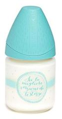 Biberon en verre avec tétine en silicone 3 positions, 120 ml
